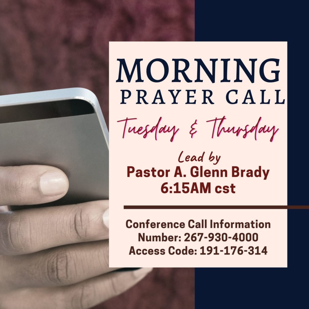 Weekly Prayer Call | The New Bethel Church