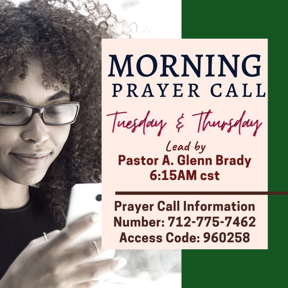 Weekly Prayer Call | The New Bethel Church