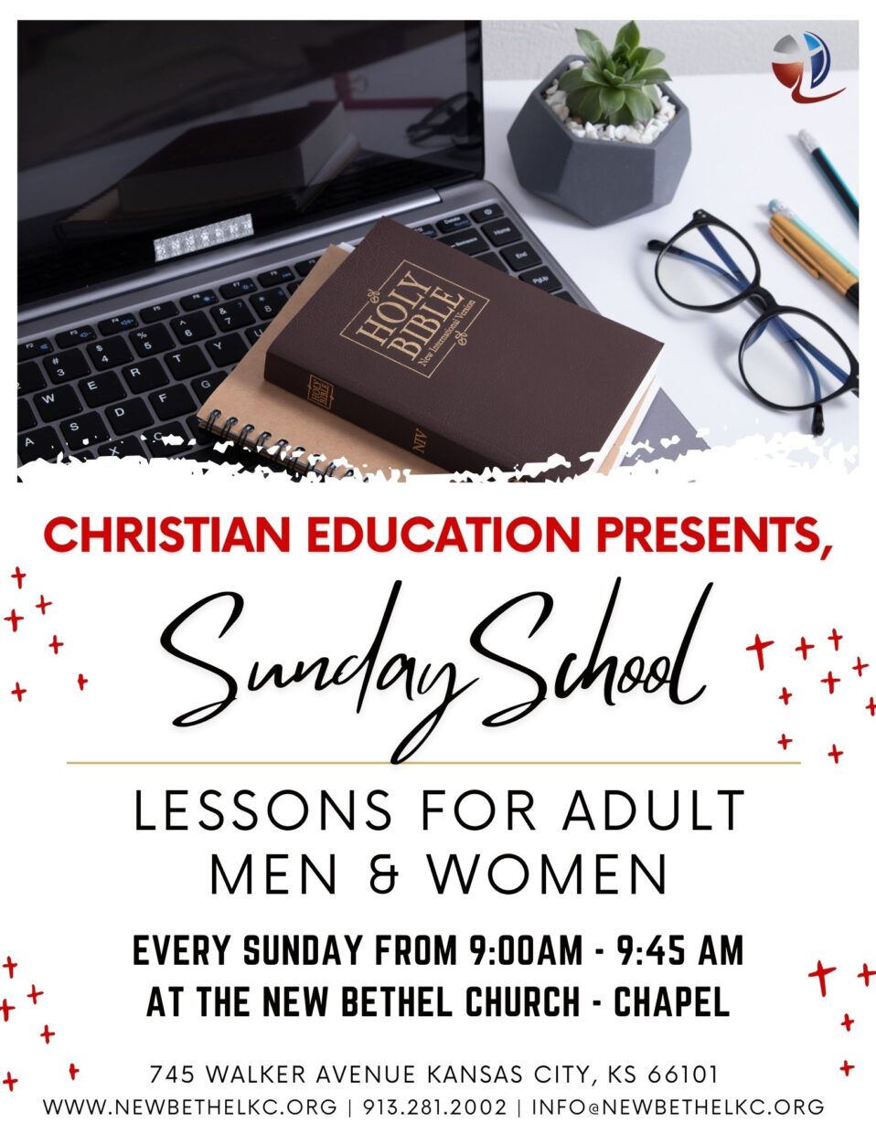 InPerson Adult Sunday School Lesson The New Bethel Church
